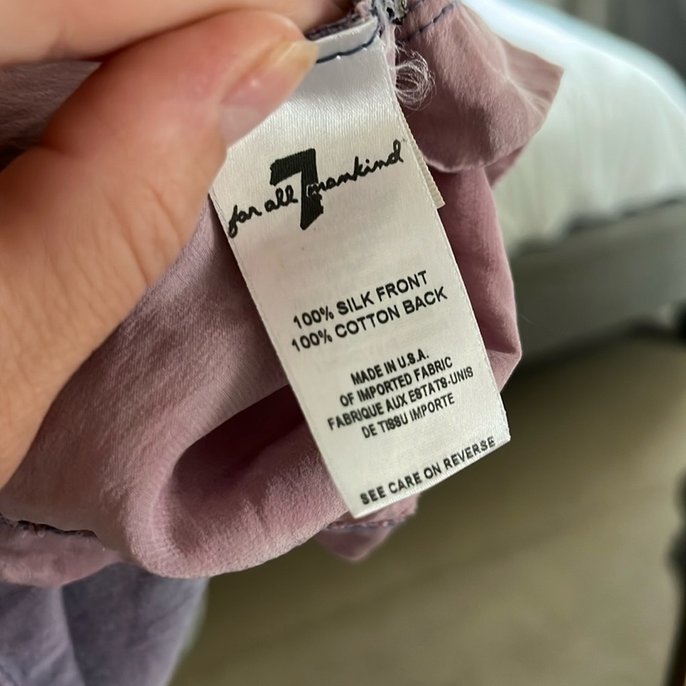 7 For All Mankind silk tank top - Picture 3 of 5